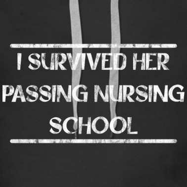 Abschluss Hoodie - I Survived Her Passing Nursing School 4