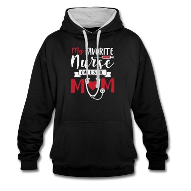 Abschluss Hoodie - My Favorite Nurse Calls Me Mom Nursing School