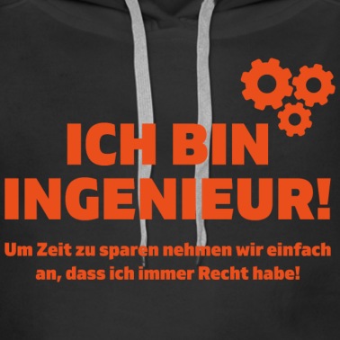 Abschluss Hoodie - Ich bin Ingenieur Maschinenbau Student Geschenk