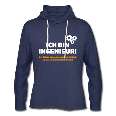 Abschluss Hoodie - Ich bin Ingenieur Maschinenbau Student Geschenk