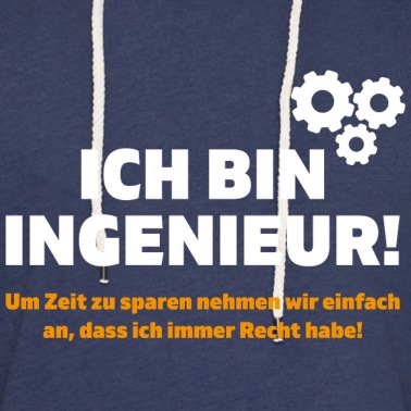 Abschluss Hoodie - Ich bin Ingenieur Maschinenbau Student Geschenk