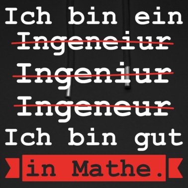 Abschluss Hoodie - Ich bin gut in Mathe Ingenieur Maschinenbau