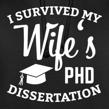 Abschluss Hoodie - Ehefrau Phd Abschluss Spruch Geschenk