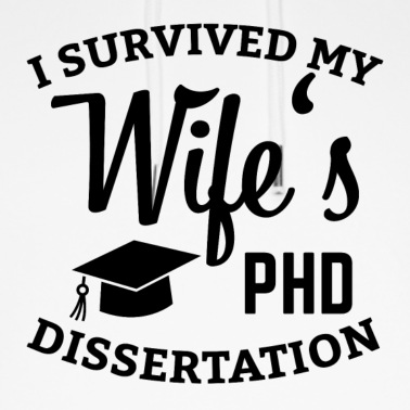 Abschluss Hoodie - Ehefrau Phd Abschluss Spruch Geschenk