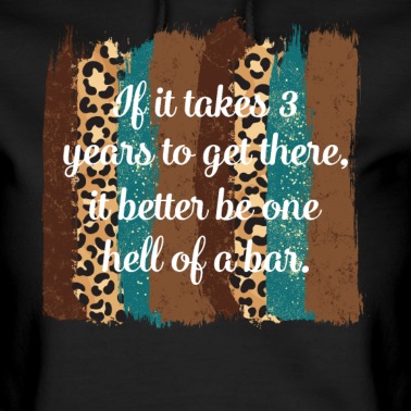 Abschluss Hoodie - Lustiges Anwaltshemd, eine Hölle einer Bar, es dauert 3