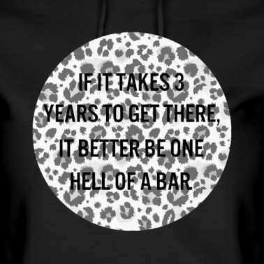 Abschluss Hoodie - Lustiges Anwaltshemd, es dauert 3 Jahre, um dorthin zu gelangen