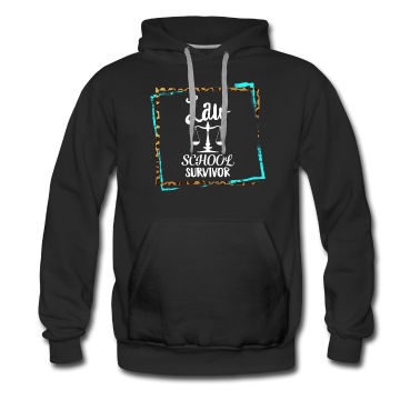 Abschluss Hoodie - Law School Survivor, Abschluss der Law School,