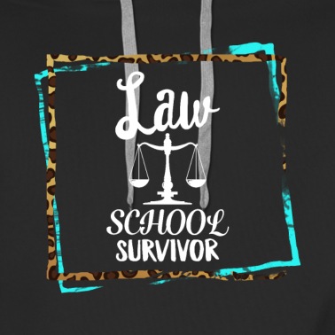 Abschluss Hoodie - Law School Survivor, Abschluss der Law School,