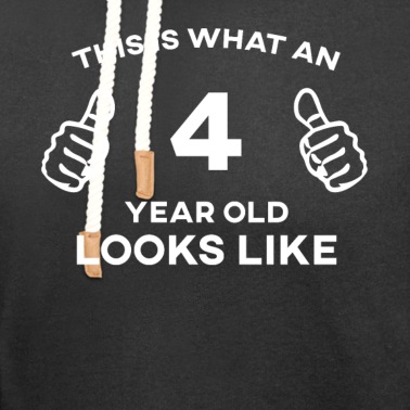 Abschluss Hoodie - Dies ist, was eine 4 sieht aus wie Geburtstagsgeschenk