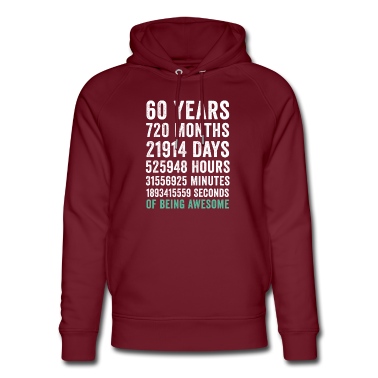 Abschluss Hoodie - Geburtstagsgeschenk T Shirt 60 Jahre alt, die ehrfürchtig ist