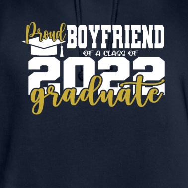 Abschluss Hoodie - Proud Boyfriend Stolzer Freund Abschluss 2022
