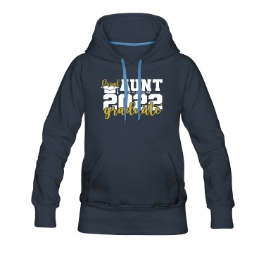 Abschluss Hoodie - Proud Aunt Stolze Tante Abschluss 2022