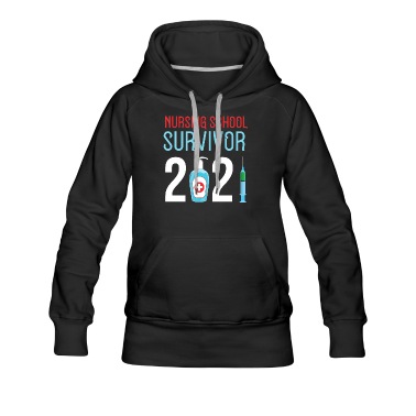 Abschluss Hoodie - Nursing School Survivor 2021