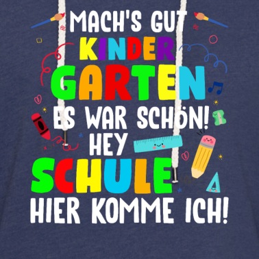 Abschluss Hoodie - Grundschule Einschulung Schulkind 2022 Schultag