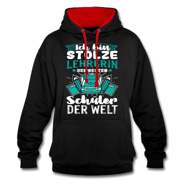 Abschluss Hoodie - Stolze Lehrerin der besten Schüler der Welt Spruch