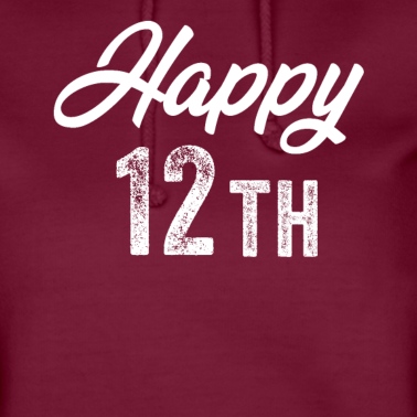 Abschluss Hoodie - Glücklich 12. Geburtstagsgeschenk