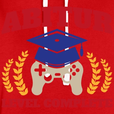 Abschluss Hoodie - Abitur level complete Geschenk Schule Abschluss