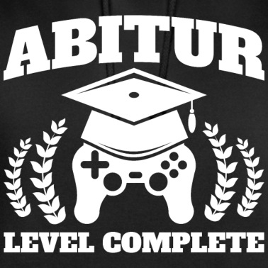 Abschluss Hoodie - Abitur level complete Geschenk Schule Abschluss