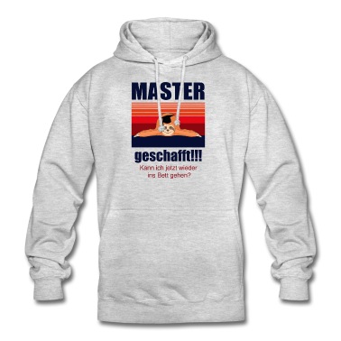 Abschluss Hoodie - Master Geschafft Masterabschluss Geschenk