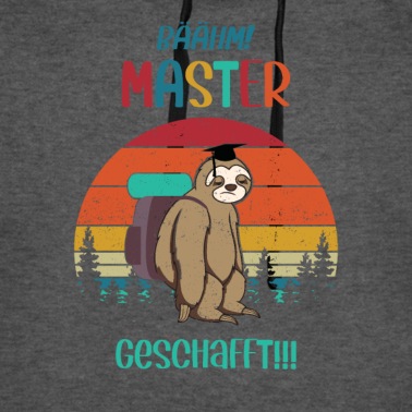 Abschluss Hoodie - Master Geschafft Masterabschluss Geschenk