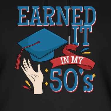 Abschluss Hoodie - Graduierungsfeier in den Vierzigern Geschenkidee