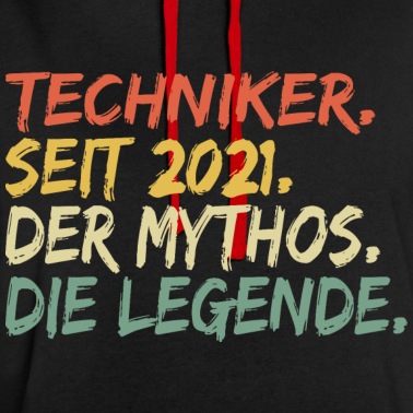 Abschluss Hoodie - Techniker Abschluss Prüfung Bestanden seit 2021
