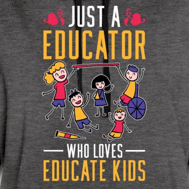 Abschluss Hoodie - Just A Educator Who Loves Educate Kids Teacher