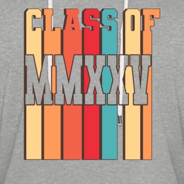 Abschluss Hoodie - Class of 2025 Schule Abschluss MMXXV Diplom Retro