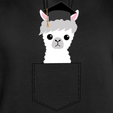 Abschluss Hoodie - Lama mit Abschluss