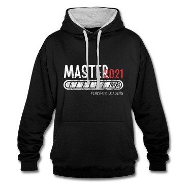 Abschluss Hoodie - Master Abschluss Geschenk 100%Finished 2021 Shirt