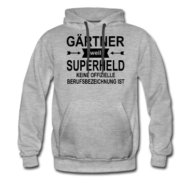 Abschluss Hoodie - Gärtner Superheld