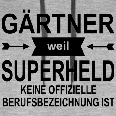 Abschluss Hoodie - Gärtner Superheld