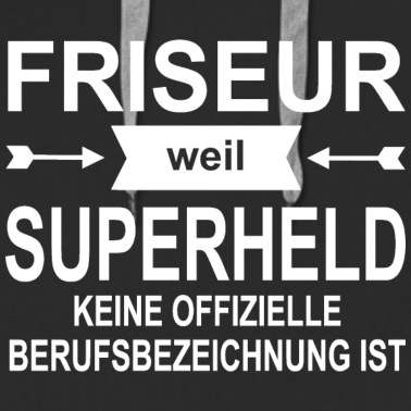 Abschluss Hoodie - Friseur Superheld