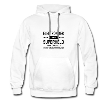 Abschluss Hoodie - Elektroniker Superheld