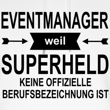 Abschluss Hoodie - Eventmanager Superheld