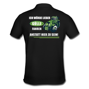 Abschluss Poloshirt - Lustige Sprüche Landwirtschaft Acker Bauer Traktor