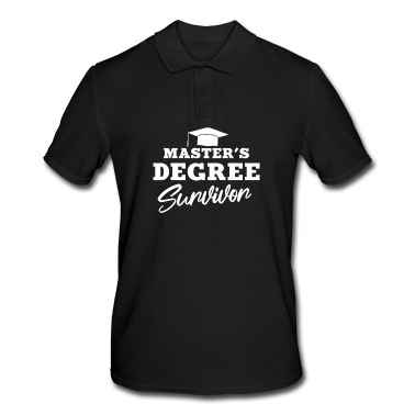 Abschluss Poloshirt - Masters degree survivor Abschluss