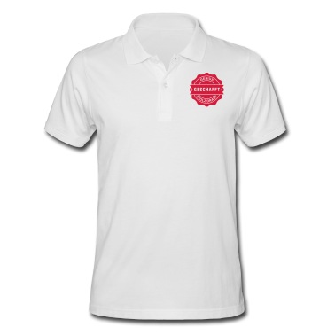 Abschluss Poloshirt - geschafft Abschluß-Sigel (1c)
