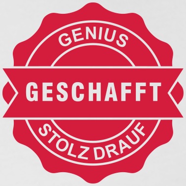 Abschluss Poloshirt - geschafft Abschluß-Sigel (1c)
