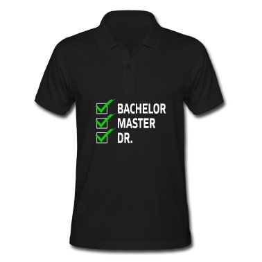 Abschluss Poloshirt - Bachelor Master Dr Abschluss Geschenk