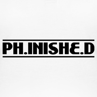 Abschluss Poloshirt - Phinished Finished PhD Abschluss Geschenk