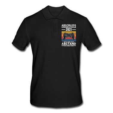Abschluss Poloshirt - Abschluss Grundschule 2021 lustiger Spruch