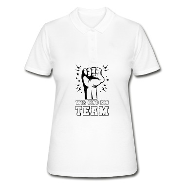 Abschluss Poloshirt - Wir sind ein Team Abschluss Geschenk