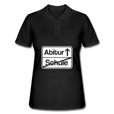 Abschluss Poloshirt - Abitur Abschluss Ortsschild