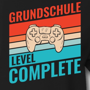 Abschluss Poloshirt - Abschluss Grundschule Retro Vintage Level complete