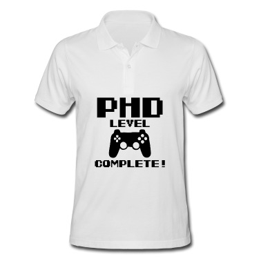 Abschluss Poloshirt - Phd Level Completet Gamer Abschluss Geschenk