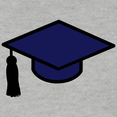 Abschluss Poloshirt - Abschluss Hut, Vektorgrafik, Schule, Geschenkidee