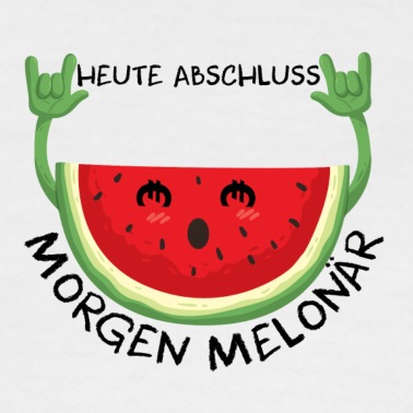 Abschluss Poloshirt - Heute Abschluss morgen Melonär Millionär Melone
