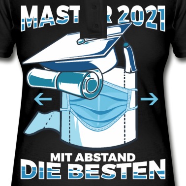 Abschluss Poloshirt - Master Abschluss 2021 - Student Geschenk Studium