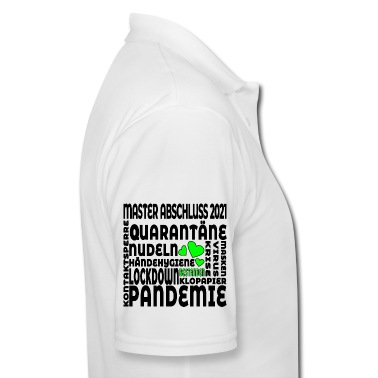 Abschluss Poloshirt - Master Studiengang Abschluss 2021 MASTERABSOLVENT